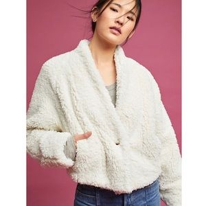 Anthropologie Stella Sherpa Jacket